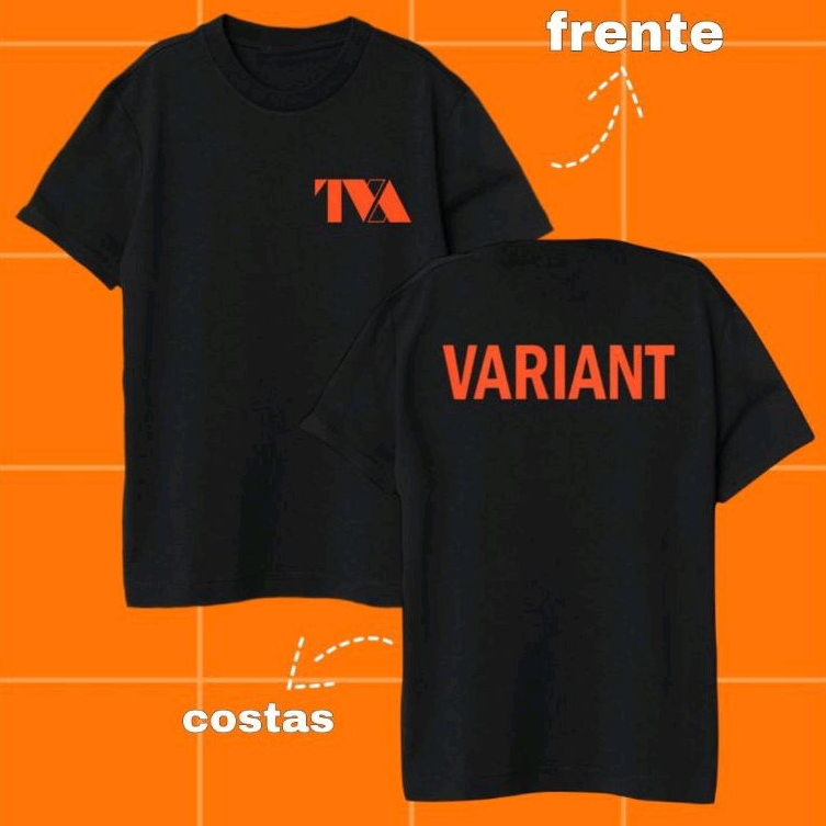 Camiseta Variante TVA Loki 100% Algodão