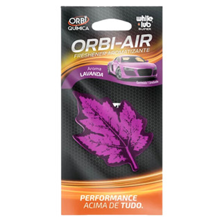 Cheirinho Para Carro Orbi Air Freshener Aromatizador Folha Roxa Lavanda - Orbi Quimica