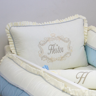 Cabeceira Berço Personalizada | Capa e Enchimento | ENVIAR O NOME PELO CHAT em Oferta na Shopee