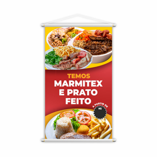 Banner Temos Marmitex e Prato Feito Restaurante em Oferta na Shopee