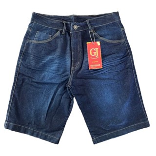 Bermuda Short Jeans Masculina Slim Elastano Lycra