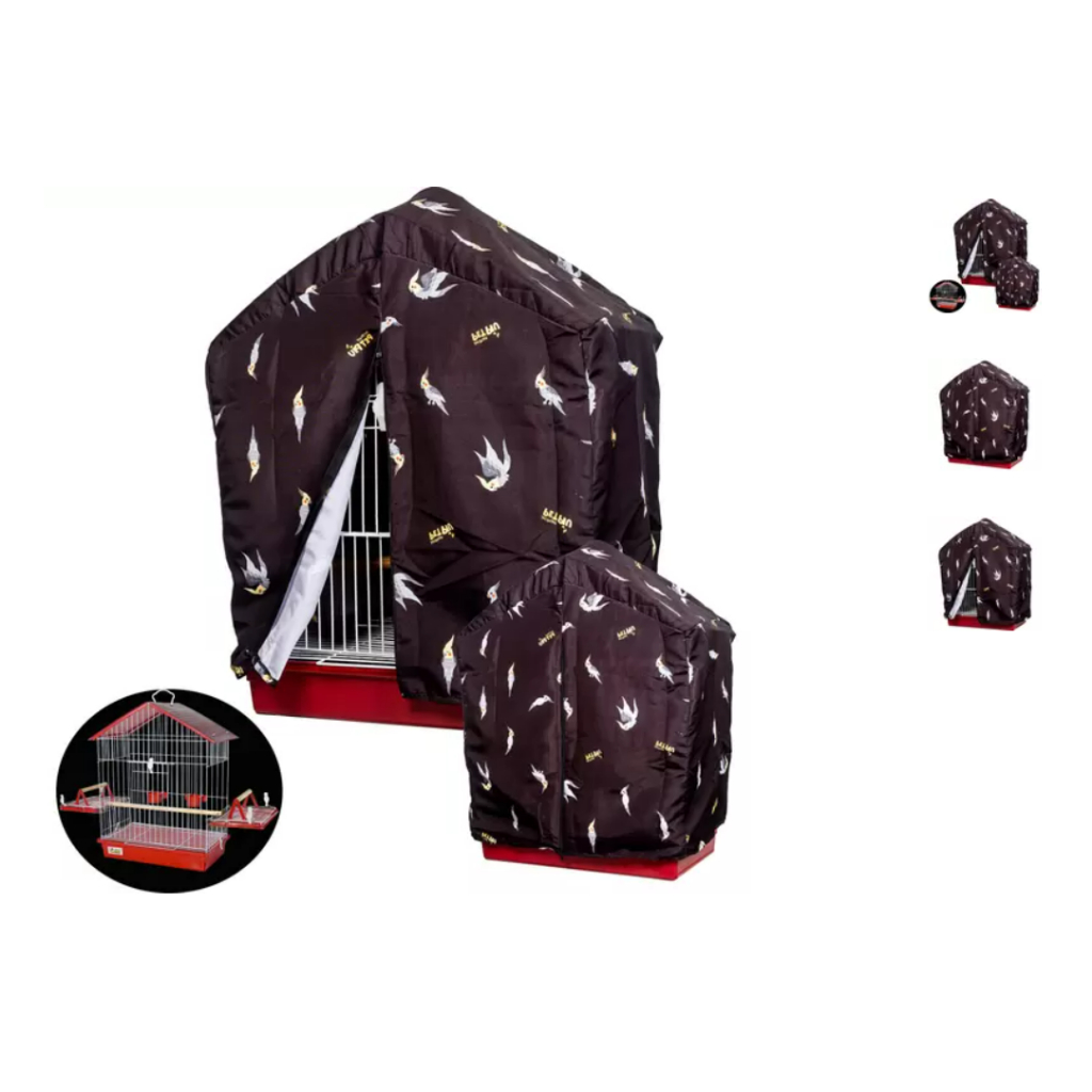 Capa Para Gaiola Protetora Calopsita Periquito Viveiro Aves