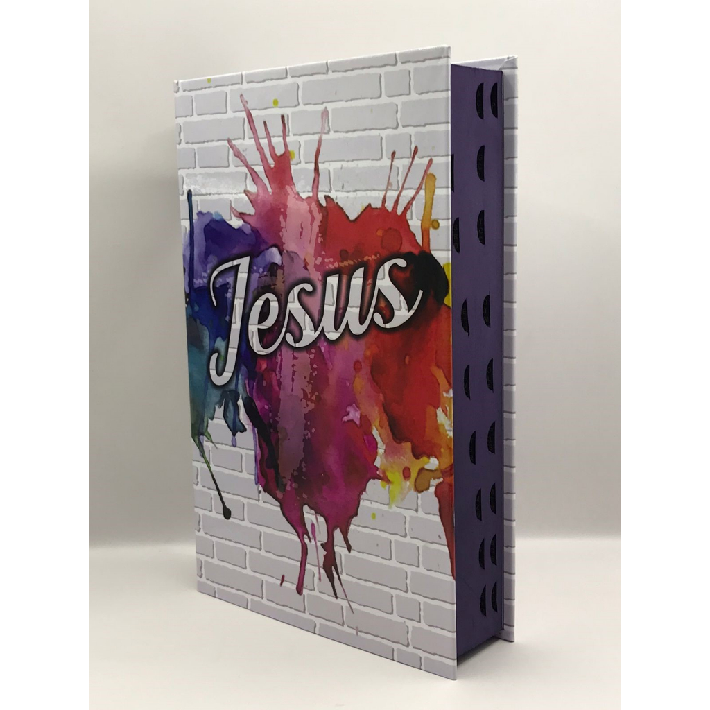 Bíblia Sagrada Letra Hipergigante Com Harpa - Revista e Corrigida - Capa Dura Jesus