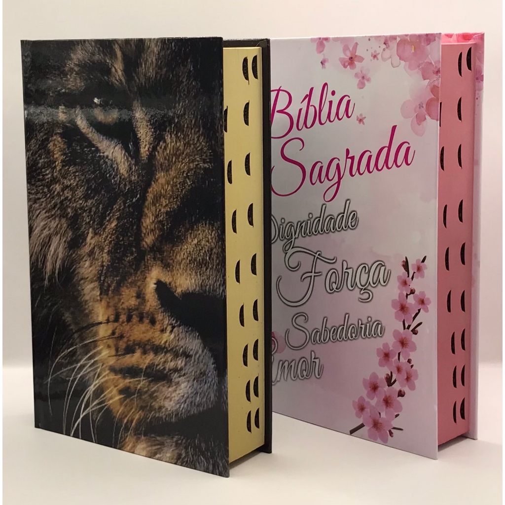 Kit 2 Bíblias  Sagrada Tamanho Grande Capa Dura Com Harpa Palavras de Jesus em Vermelho (Kit 2) em Oferta na Shopee