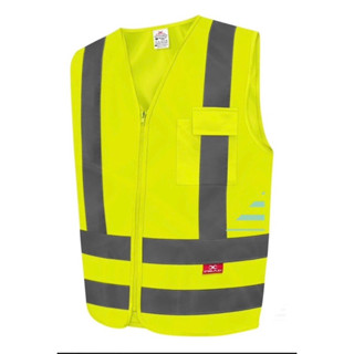 Colete Segurança Refletivo SInalizacao 1 bolso steelflex amarelo sinalizacao