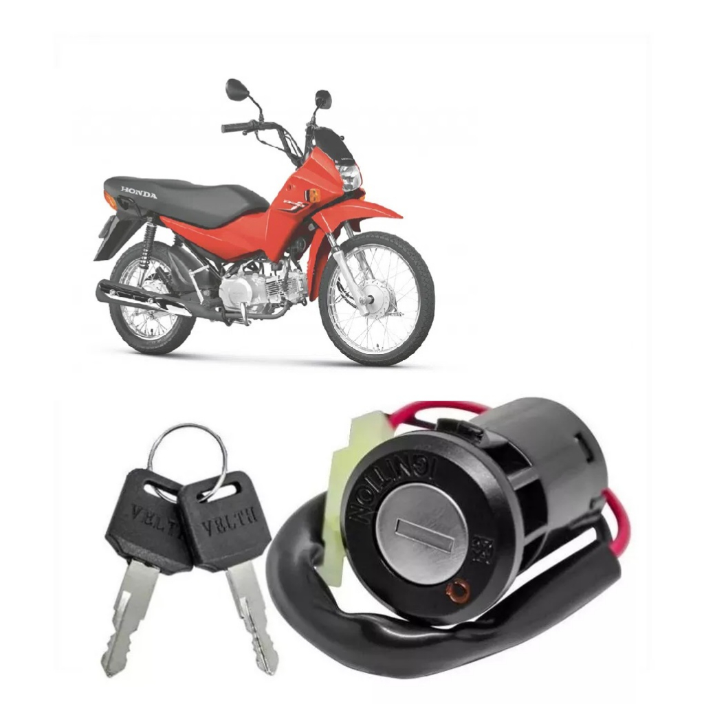 Chave Miolo Contato Ignição Universal Motos Motocicleta