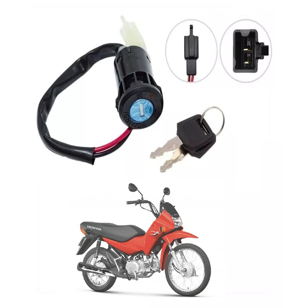 Chave Miolo Contato Ignição Universal Motos Scooter Patinete