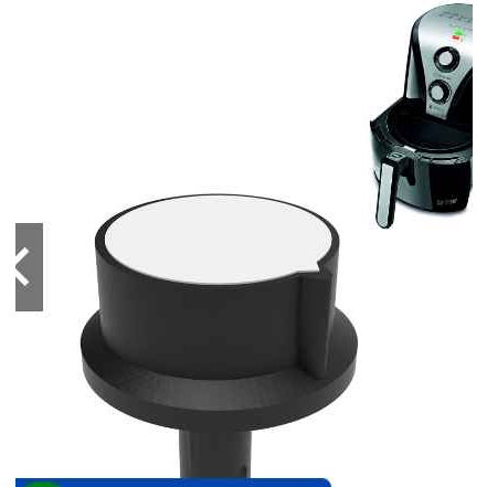 BOTAO P/ AIR FRYER ORIGINAL MONDIAL TIMER PRETO NAF-03L-4L/AF-01