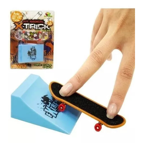 Skate De Dedo Diversão Crianças Mais Rampa Radical Brinquedo