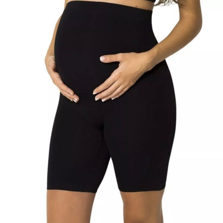 Short Bermuda Legging Gestante Gravida Cós Alto Confortável Maternidade Gestação Feminina