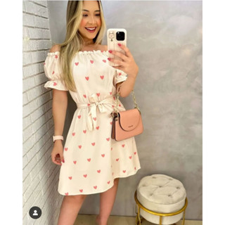 Vestido Ciganinha com faixa super confortavel nao amassa super romatico.