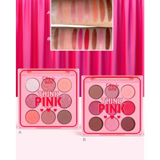Kit com 2 Paletas de Sombra Think Pink - City Colors