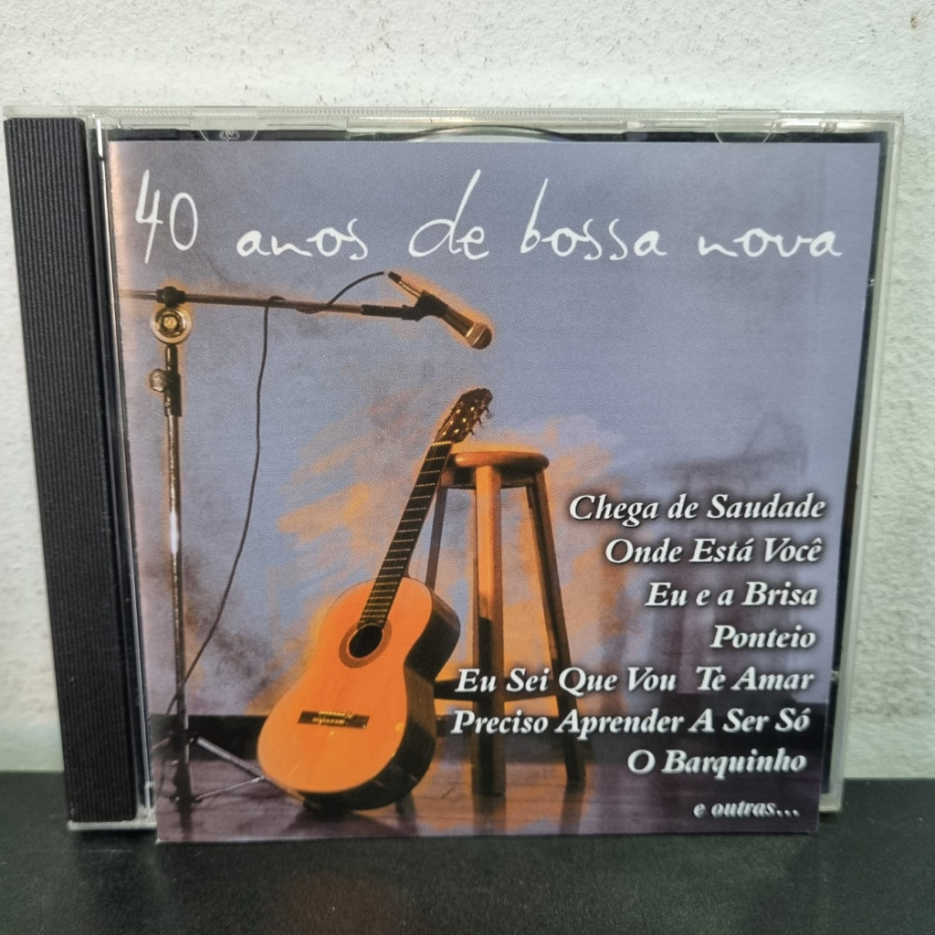 CD 40 Anos de Bossa Nova - Belchior Johnny Alf Zimbo Trio Pery Ribeiro