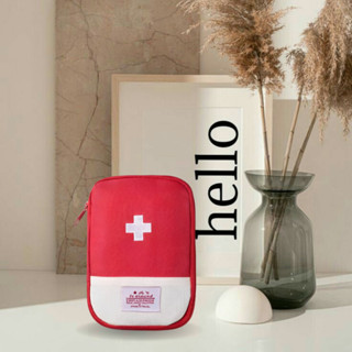 Bolsa/Estojo De Primeiros Socorros De Tecido Oxford Portátil Para Remédios