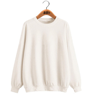 Moletom Liso Feminino e Masculino Blusa de Frio Gola Redonda Gola Careca
