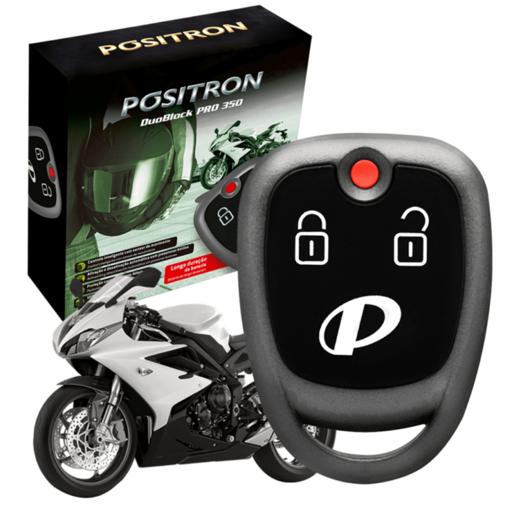 Alarme Automotivo Moto Positron Duoblock Pro 350 G8 Universal Presenca