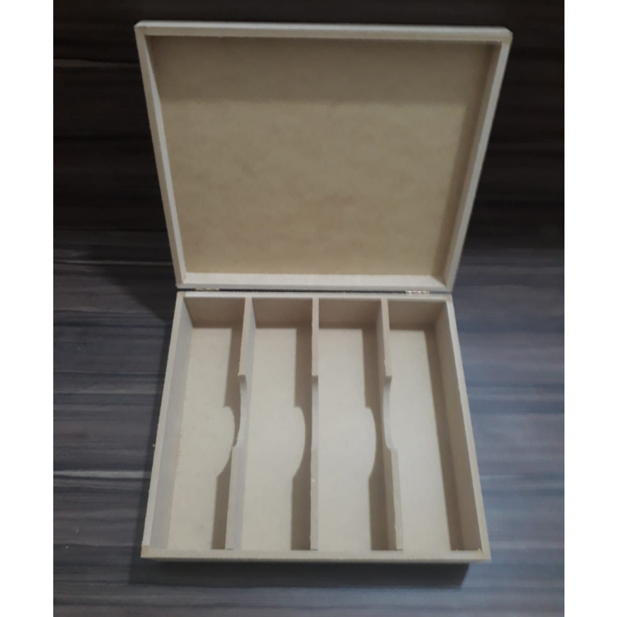 CAIXA PORTA TALHER 29X25X9 6MM DOBRADIÇA em Oferta na Shopee