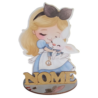 12 Centros Mesa Alice Cute Personalizado Lembranças Festa em Oferta na Shopee