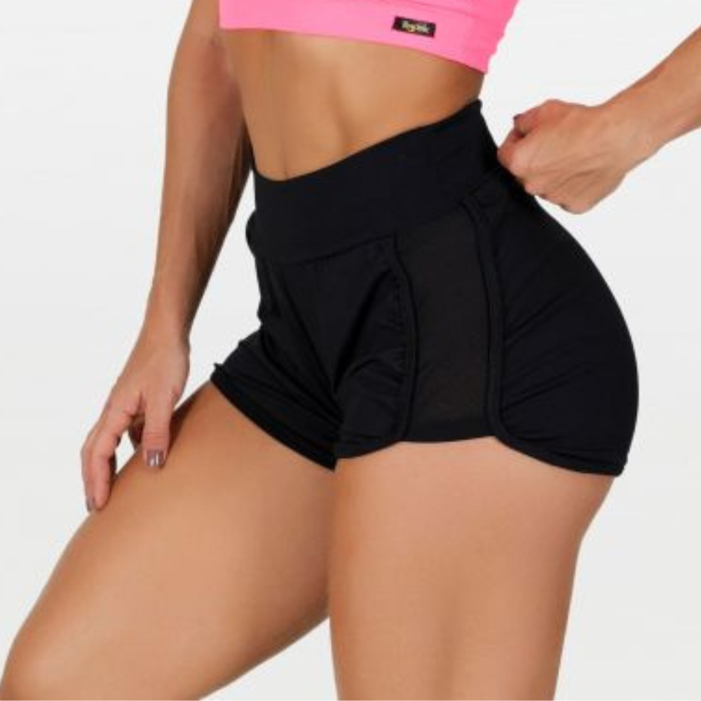 Short Curtinho Soltinho Academia Fitness Feminino Corrida Caminhada VIVIAN em Oferta na Shopee