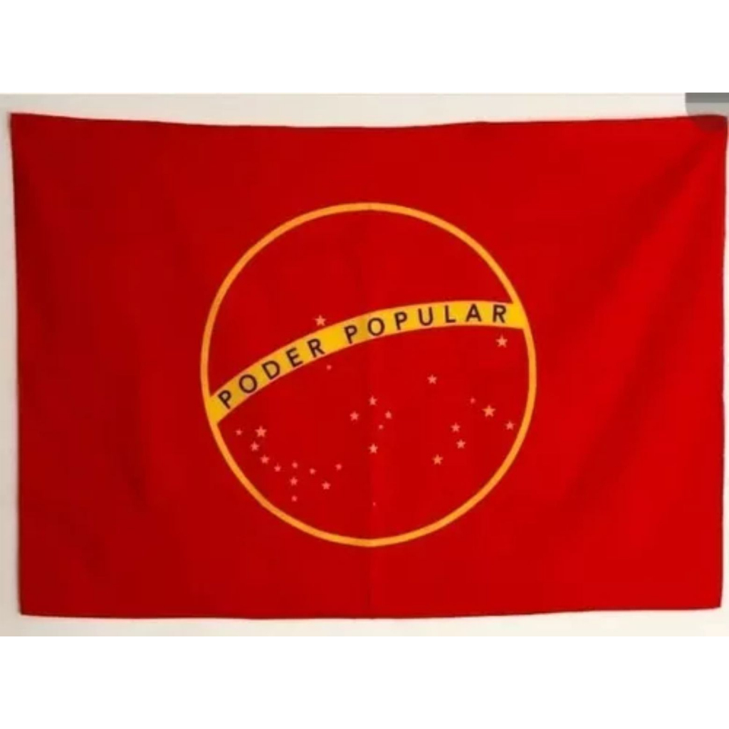 1 Bandeira Do Poder Popular 100x70cm em Oferta na Shopee