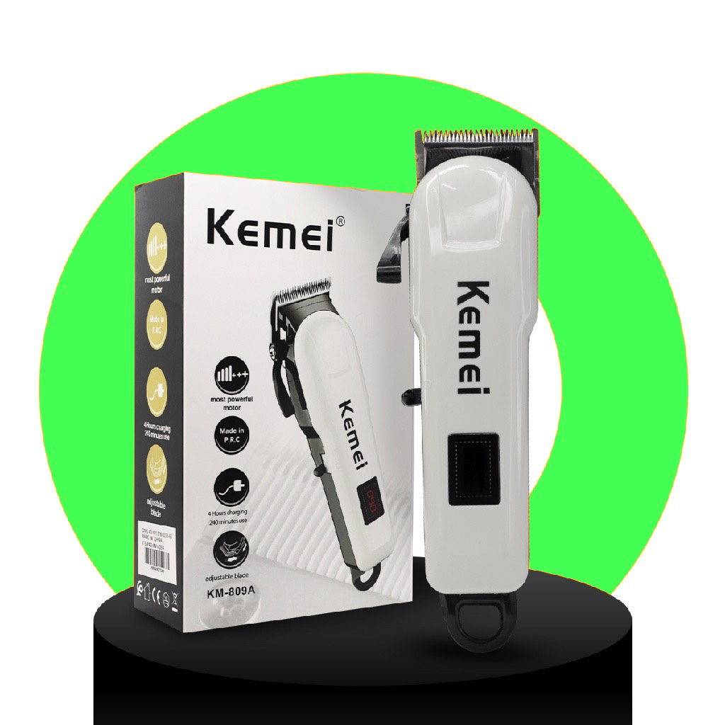 Máquina De Corte De Cabelo Kemei Km 809A