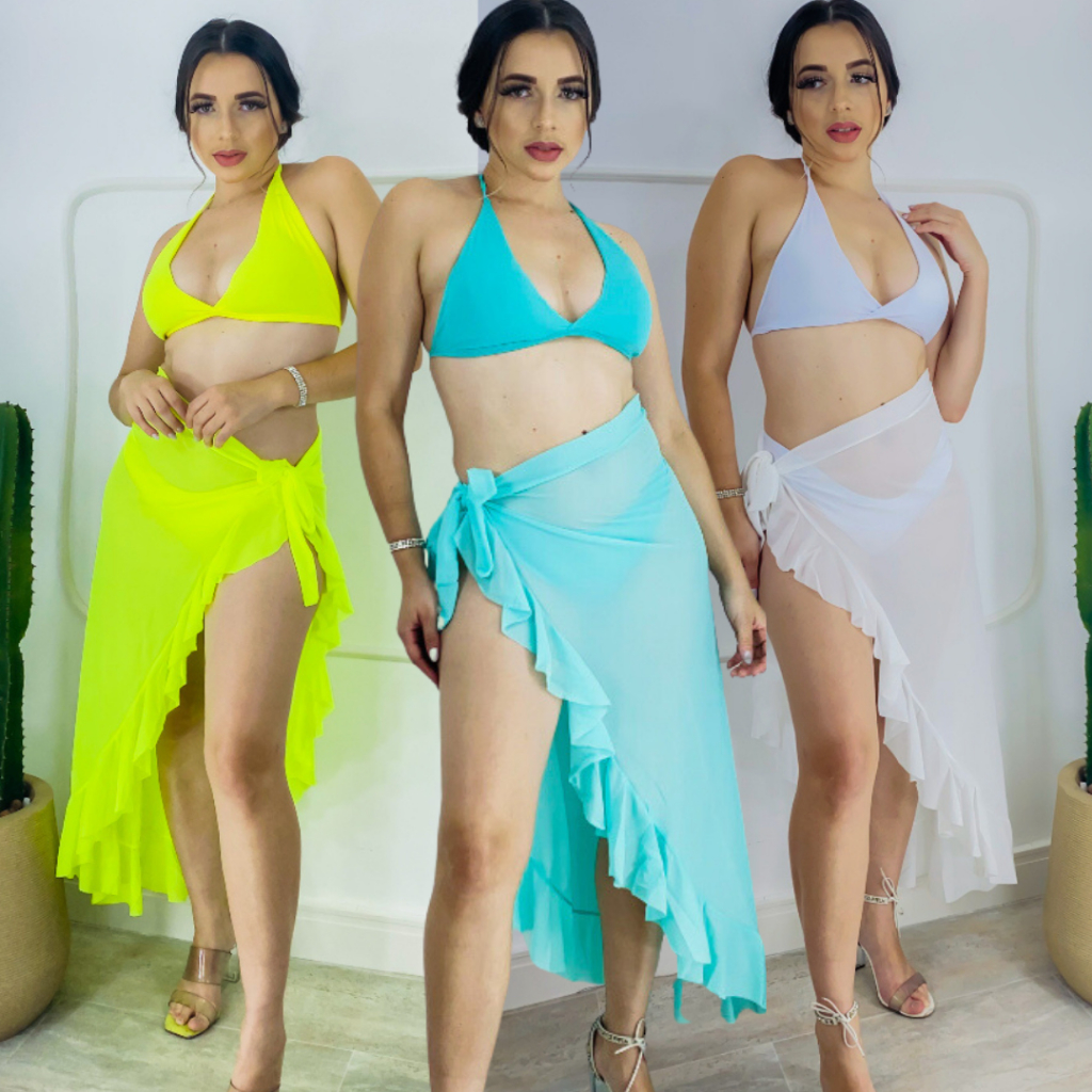 Saída de Praia Canga Parêo Longa Moda Blogueira Verão 2023 Promoção preço baixo