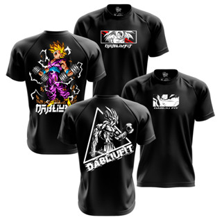 Kit Camisa Academia Anime Dry Fit Goku Vegeta Gohan Broly Coleção Dabliufit