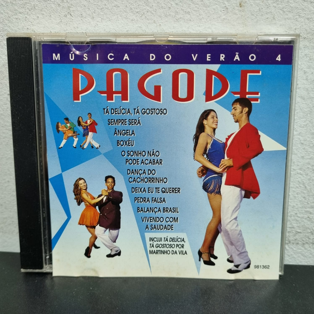 CD A Música do Verão 4 - Pagode - Martinho da Vila Ara Ketu Dhema