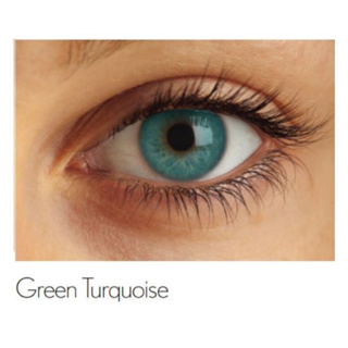 lente de contato sem grau cor turquesa