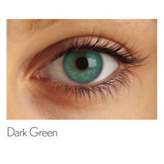 lentes de contato colorida cor dark green sem grau