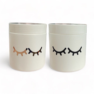 porta algodão pote cotonete organizador utensílios e acessórios de beleza decorativo Lash Designer decoração