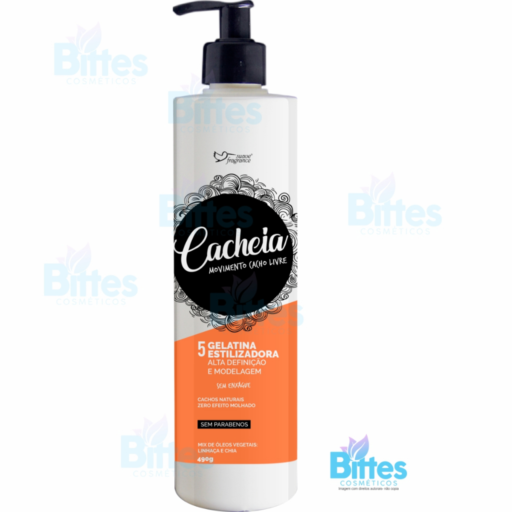 GELATINA CAPILAR CACHEIA SUAVE FRAGRANCE MODELA OS CHACHOS E HIDRATA