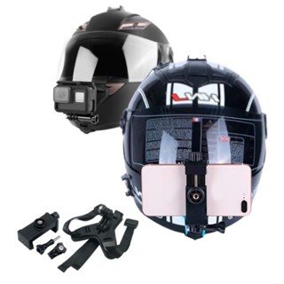 Suporte Capacete Queixo Encaixe Gopro Sjcam Celular