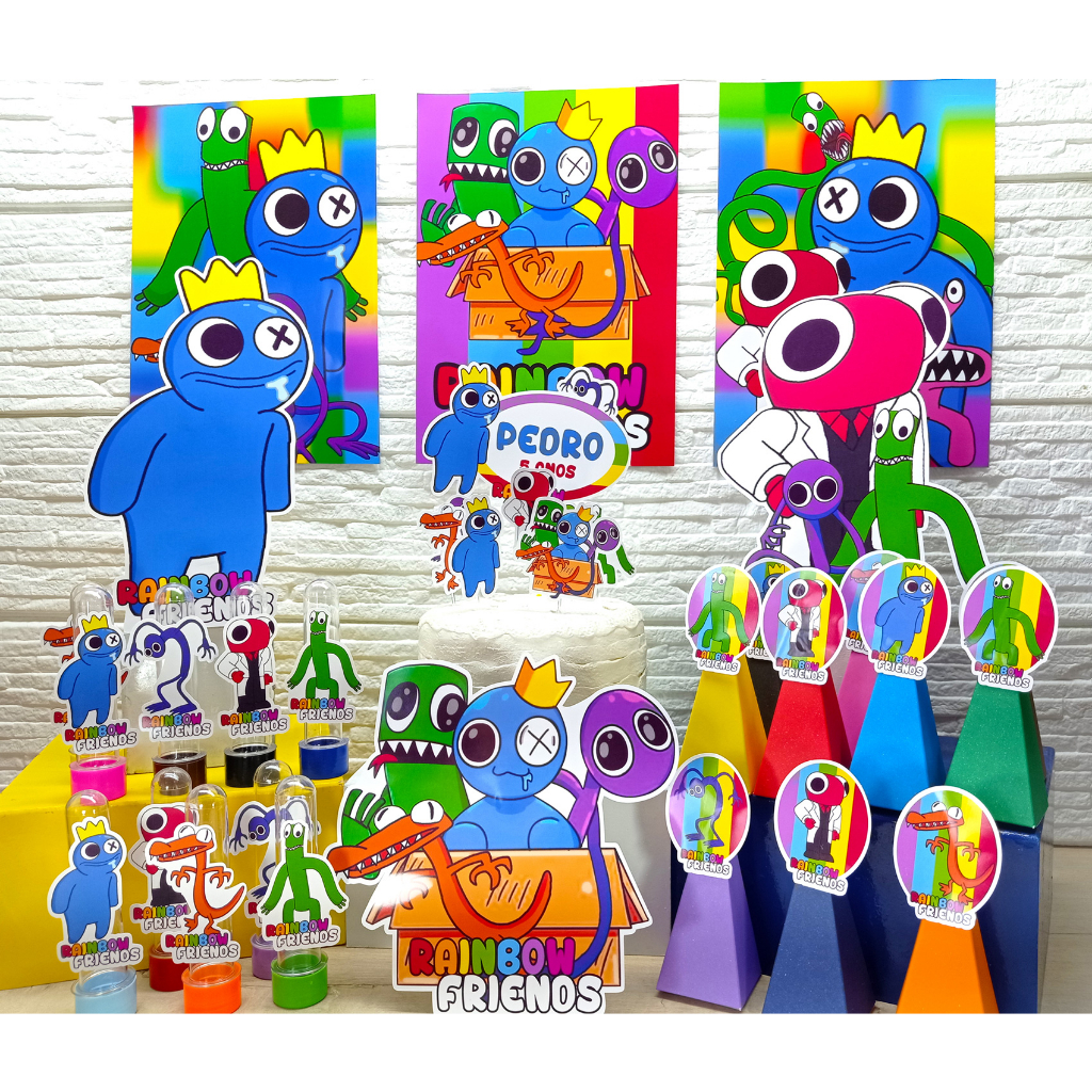 Kit Só Um Bolinho Rainbow Friends - Completa