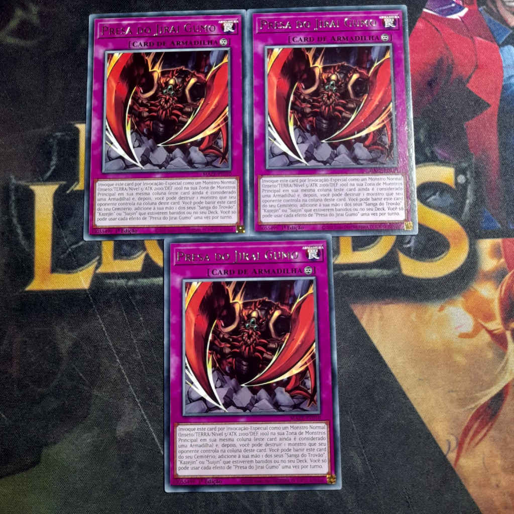 Trio Presa Do Jirai Gumo - Rare - Original - Yu-gi-oh / Yugioh