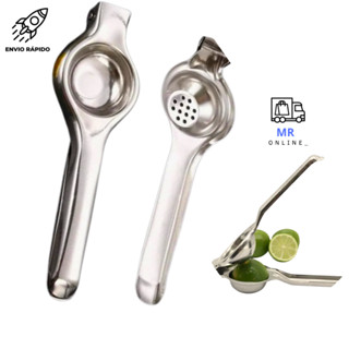 Espremedor Amassador de Limão Laranja Resistente Aço Inox Maciço Cozinha Limonada Manual