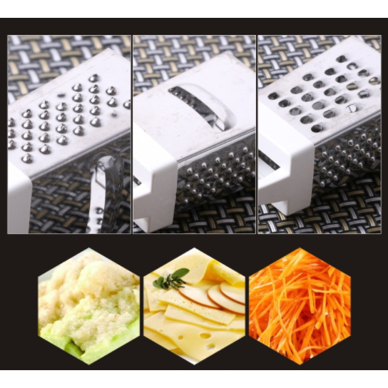 10 Peças Mini Ralador De Aço Inox Com Ralador De Alho Processador Cozinha Promoção