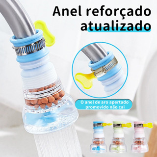 KIT Chuveirinho Bico Retrátil Giratória 360° Filtro De Água Arejador para Torneira lavatorio cozinha
