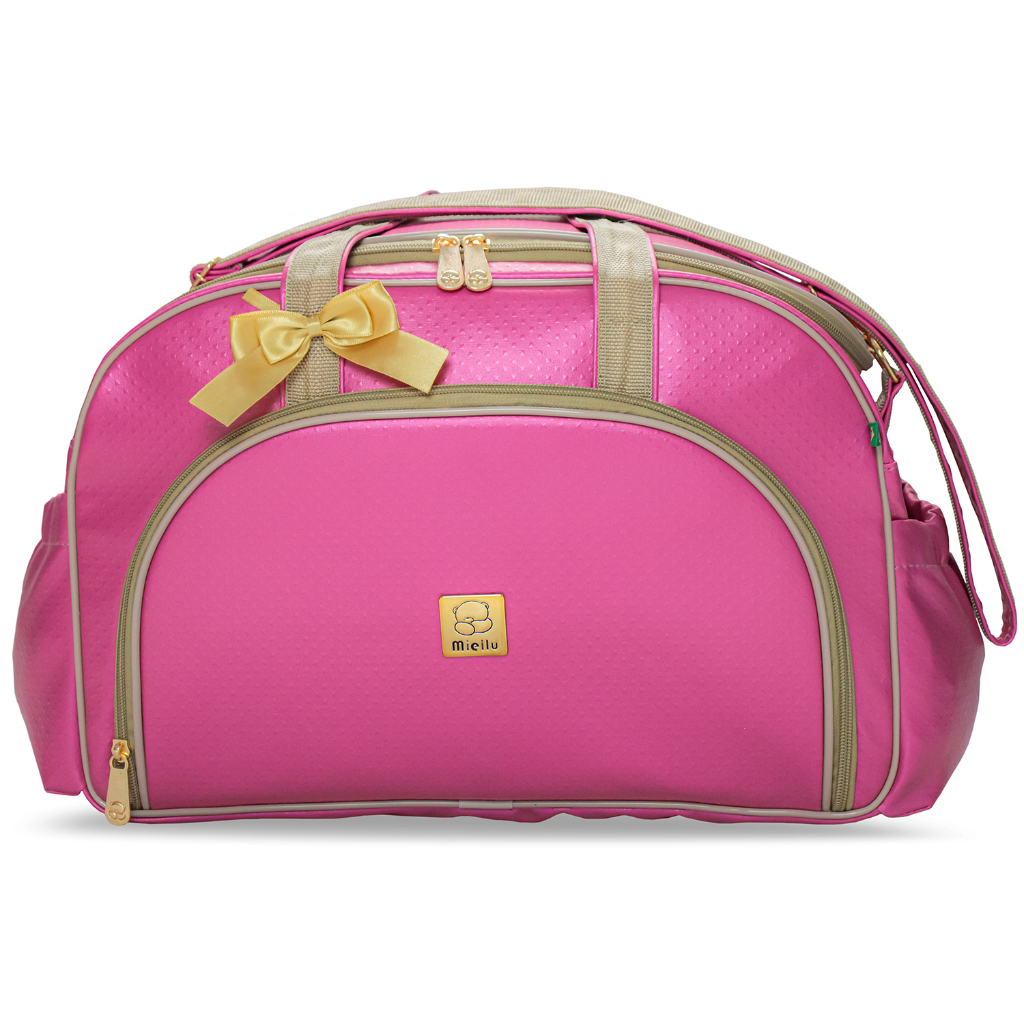 Bolsa Maternidade Grande Bebe Menina Menino Enxoval Miellu - Linha Prática - Pink Barbie