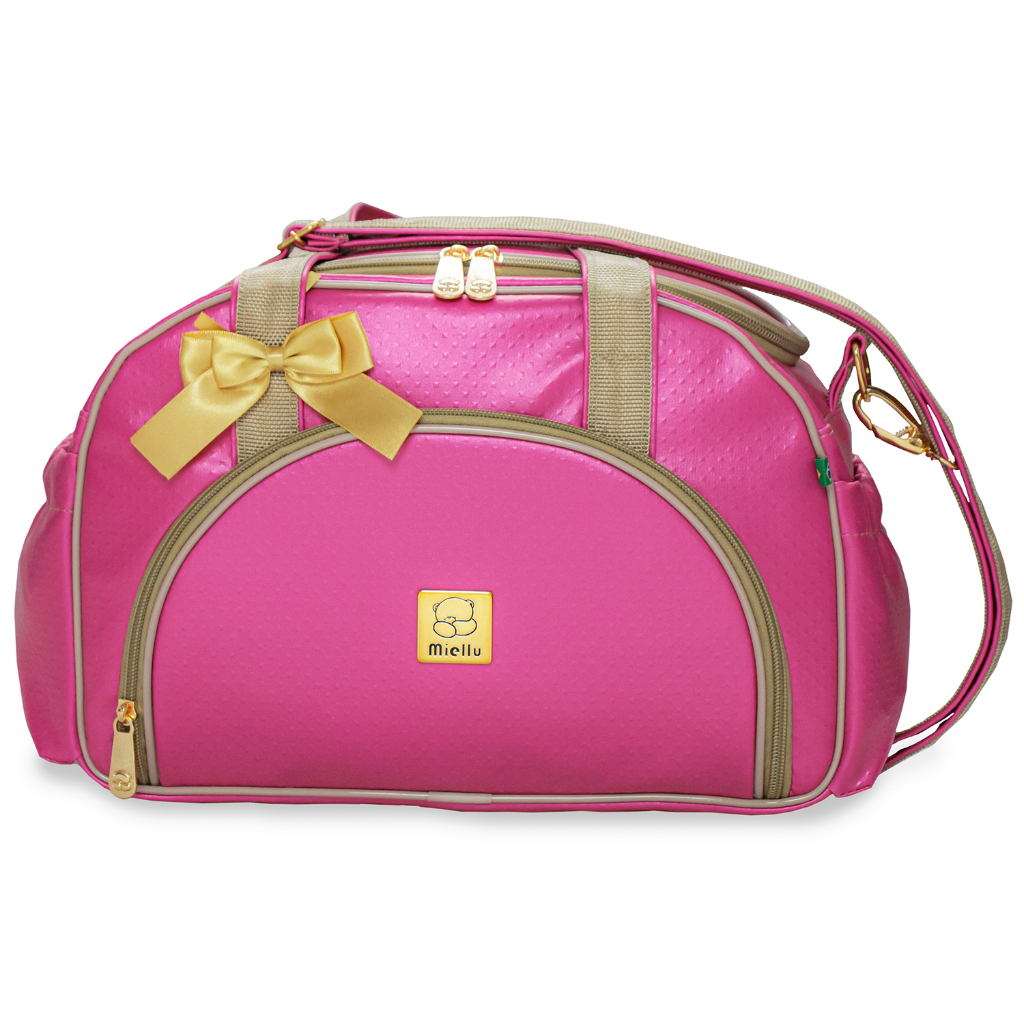 Bolsa Maternidade Pequena Bebe Menina Menino Enxoval Miellu - Linha Prática - Pink Barbie
