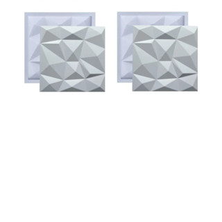 Forma 3d Para Gesso 2 Peças Modelo Alpino 29,5 x 29,5cm em abs 1mm