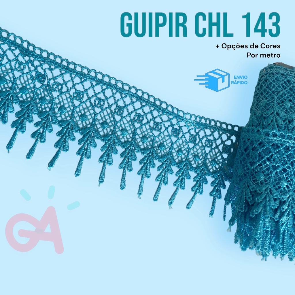 Renda Guipir CHL 143 - Tecido - 6cm - 1metro em Oferta na Shopee
