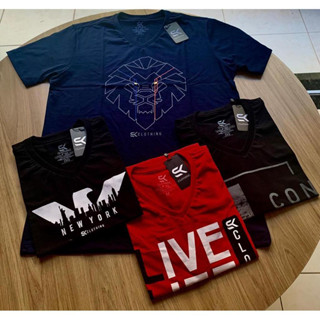 Kit 5 Camisetas Gola V Plus Size Masculinas Do G1 ao G6 Envio Imediato