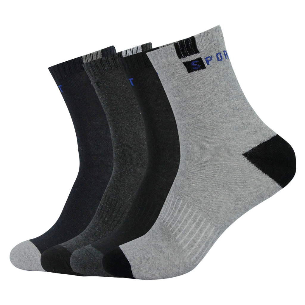 Kit 12 Pares Meia masculina Adulto Longo sporte Meias finas que absorvem o suor dos homens Meias masculinas de malha esportiva respirável da moda Alfabeto esporte