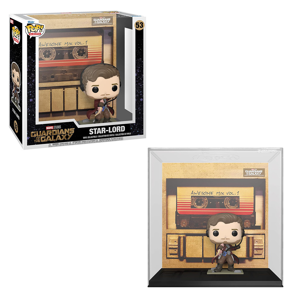 FUNKO POP MARVEL GUARDIANS OF THE GALAXY AWESOME MIX VOL.1 - STAR LORD 53 NOVO ORIGINAL