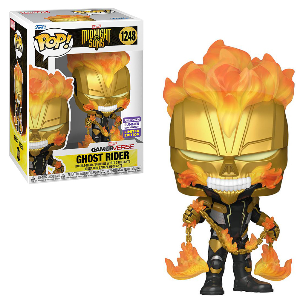 FUNKO POP MARVEL MIDNIGHT SONS SAN DIEGO COMIC CON 2023 - GHOST RIDER 1248 NOVO ORIGINAL
