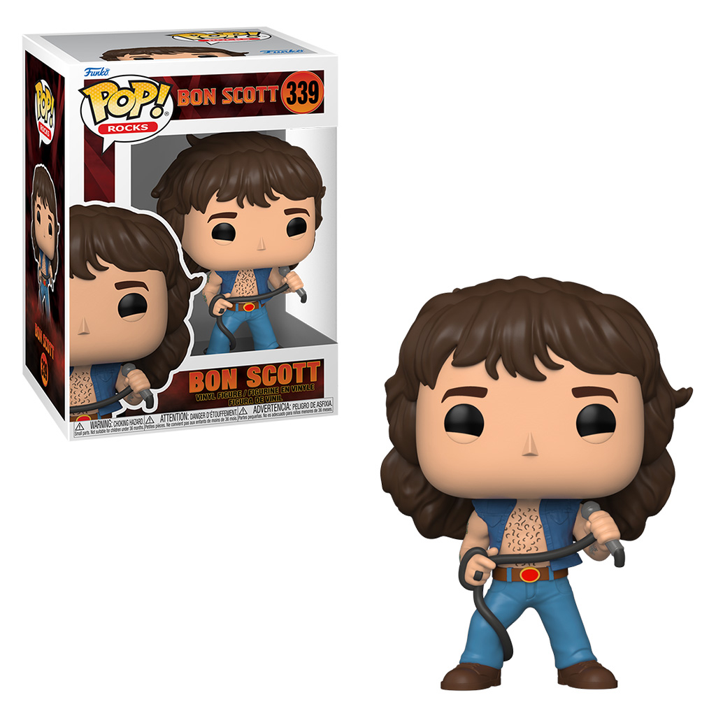 FUNKO POP ROCKS AC/DC - BON SCOTT 339 NOVO ORIGINAL em Oferta na Shopee