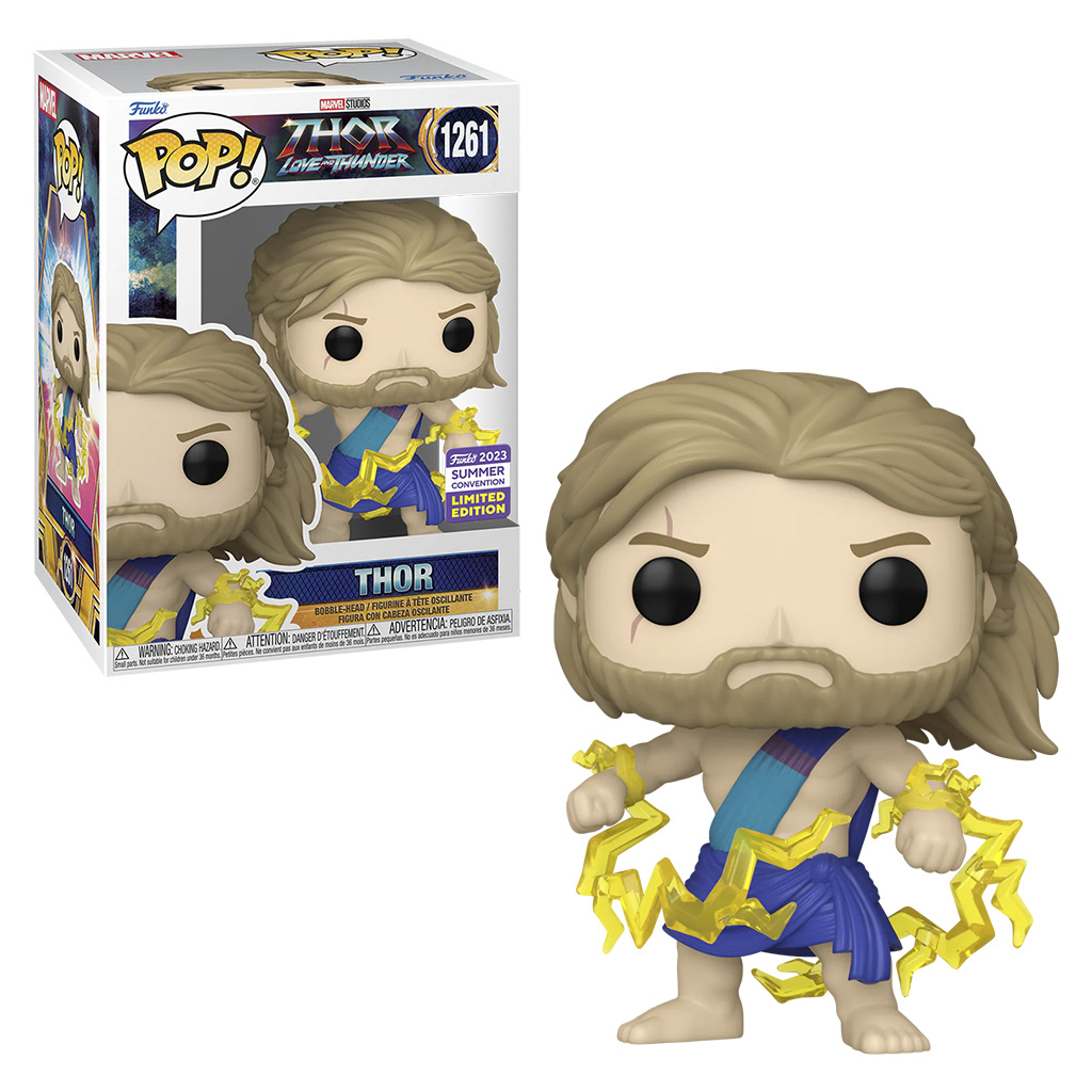 FUNKO POP MARVEL THOR: LOVE AND THUNDER SAN DIEGO COMIC CON 2023 - THOR 1261 NOVO ORIGINAL