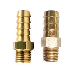 Bico Em Zamak 1/8 NPT X BM 3/8 - 5/16 Pol. P/ Mangueira 5/16 - 1/4 Pol.