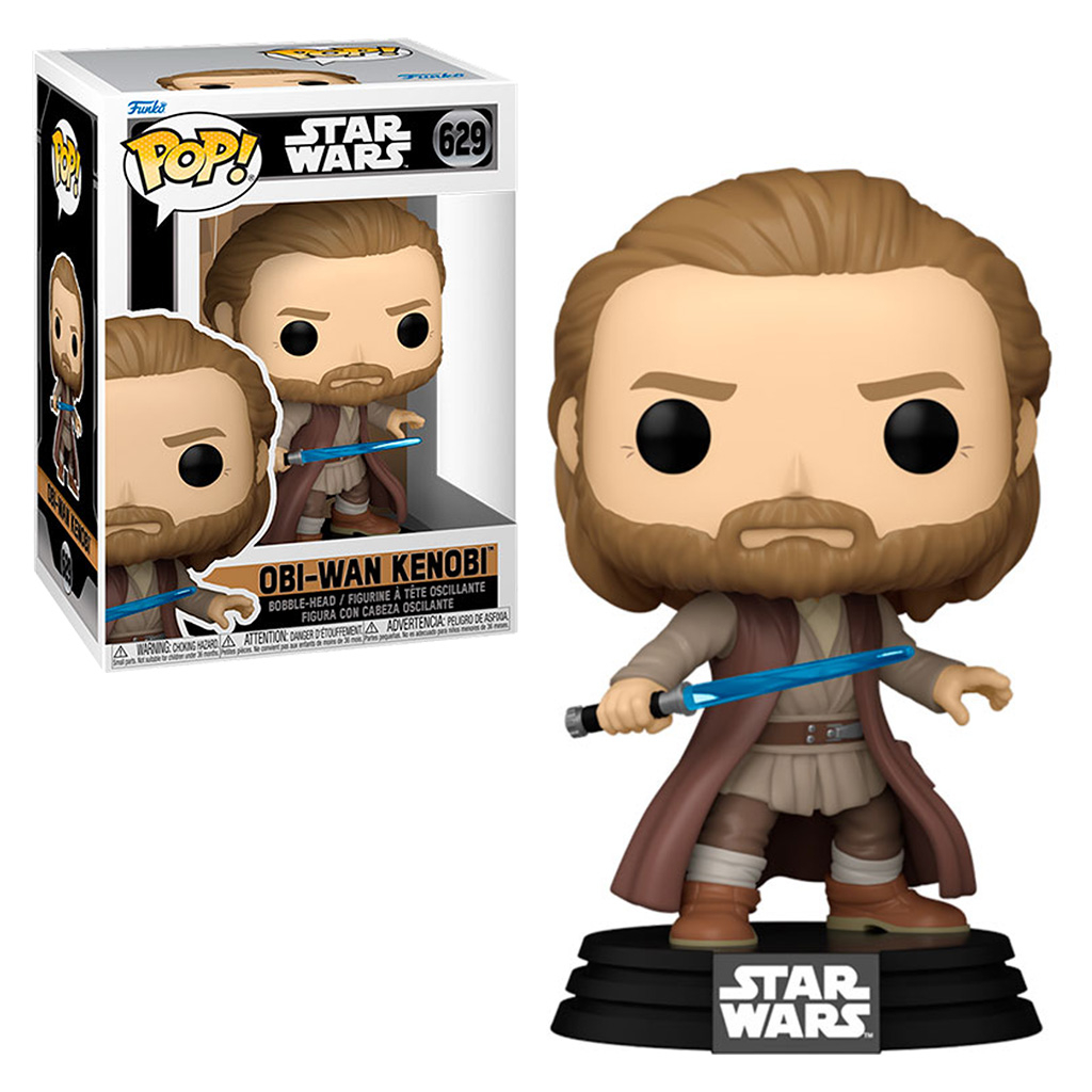 FUNKO POP STAR WARS: OBI WAN KENOBI 629 NOVO ORIGINAL